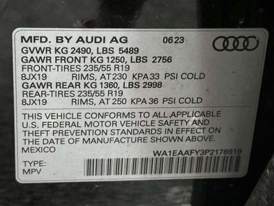 2023 Audi Q5 Premium Plus 45 TFSI S line quattro