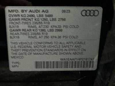 2023 Audi Q5 Premium Plus 45 TFSI S line quattro