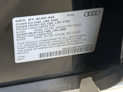 2023 Audi Q5 Premium Plus 45 TFSI S line quattro
