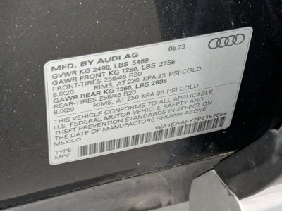 2023 Audi Q5 Premium Plus 45 TFSI S line quattro