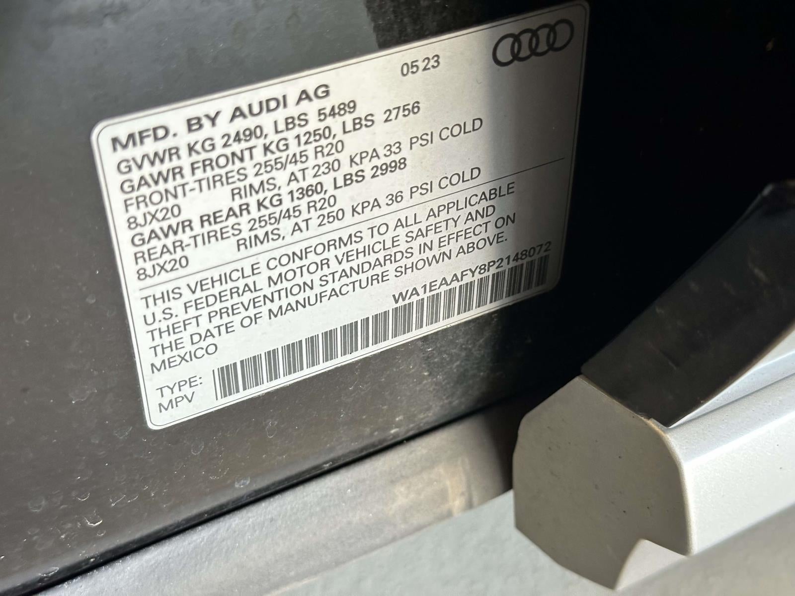 2023 Audi Q5 Premium Plus 45 TFSI S line quattro