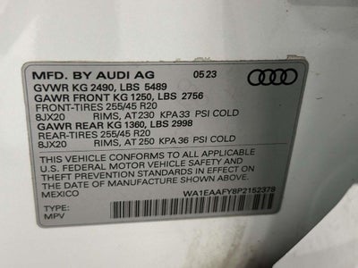 2023 Audi Q5 Premium Plus 45 TFSI S line quattro