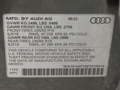 2023 Audi Q5 Premium Plus 45 TFSI S line quattro