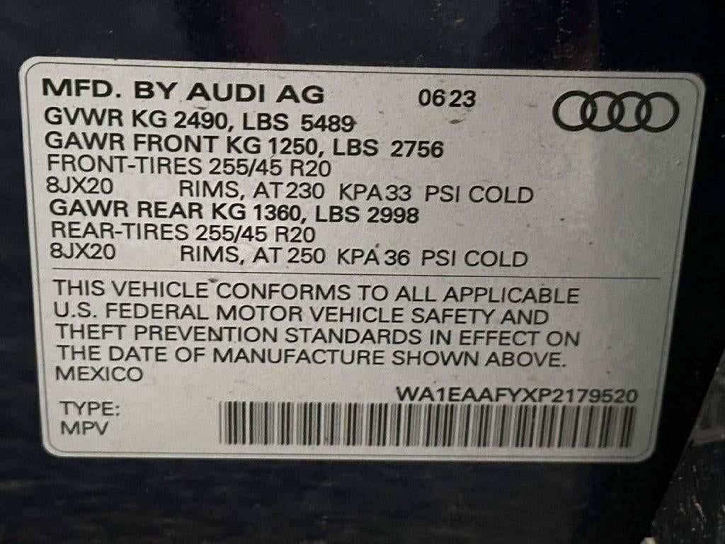 2023 Audi Q5 Premium Plus 45 TFSI S line quattro