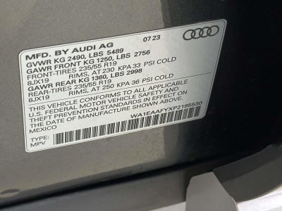 2023 Audi Q5 Premium Plus 45 TFSI S line quattro