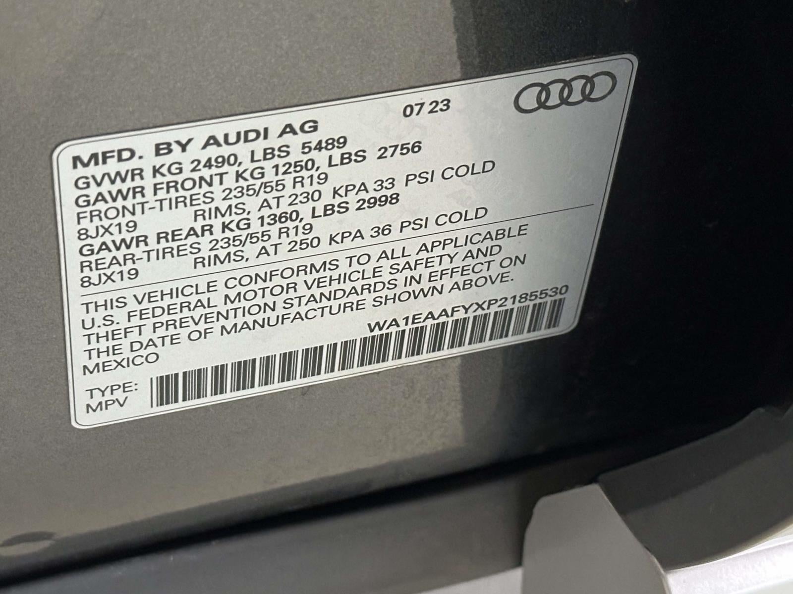 2023 Audi Q5 Premium Plus 45 TFSI S line quattro
