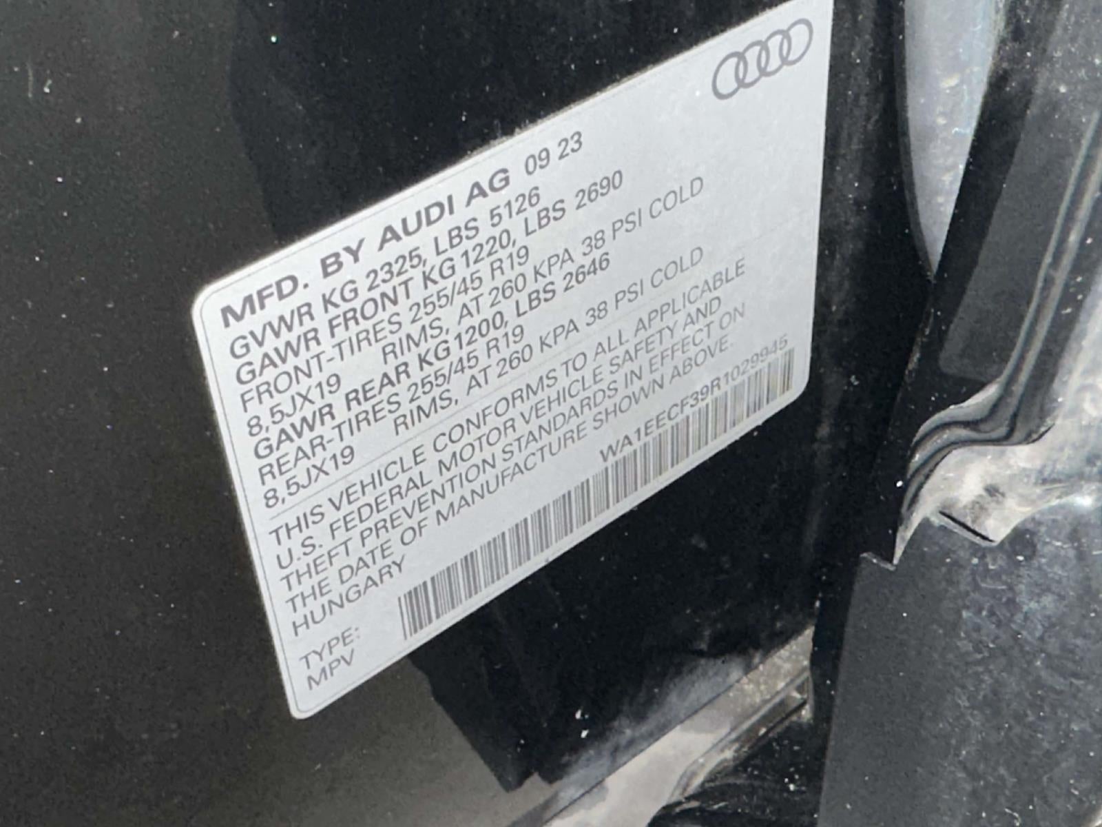 2024 Audi Q3 Premium Plus 45 TFSI S line quattro Tiptronic