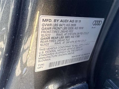 2020 Audi Q8 Premium Plus 55 TFSI quattro Tiptronic