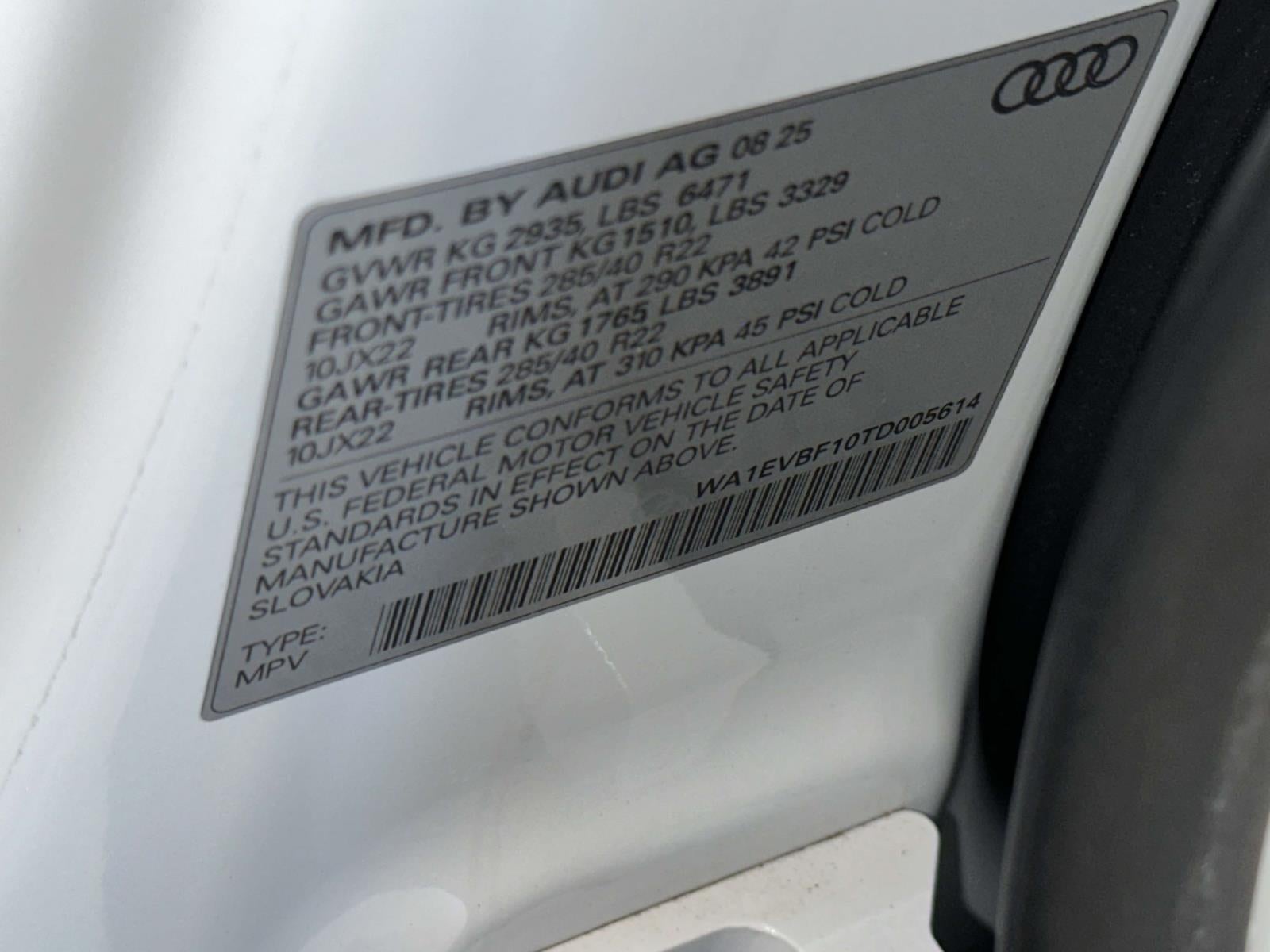 2026 Audi Q8 Premium Plus 55 TFSI quattro Tiptronic