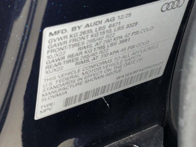 2026 Audi Q8 Premium Plus 55 TFSI quattro Tiptronic
