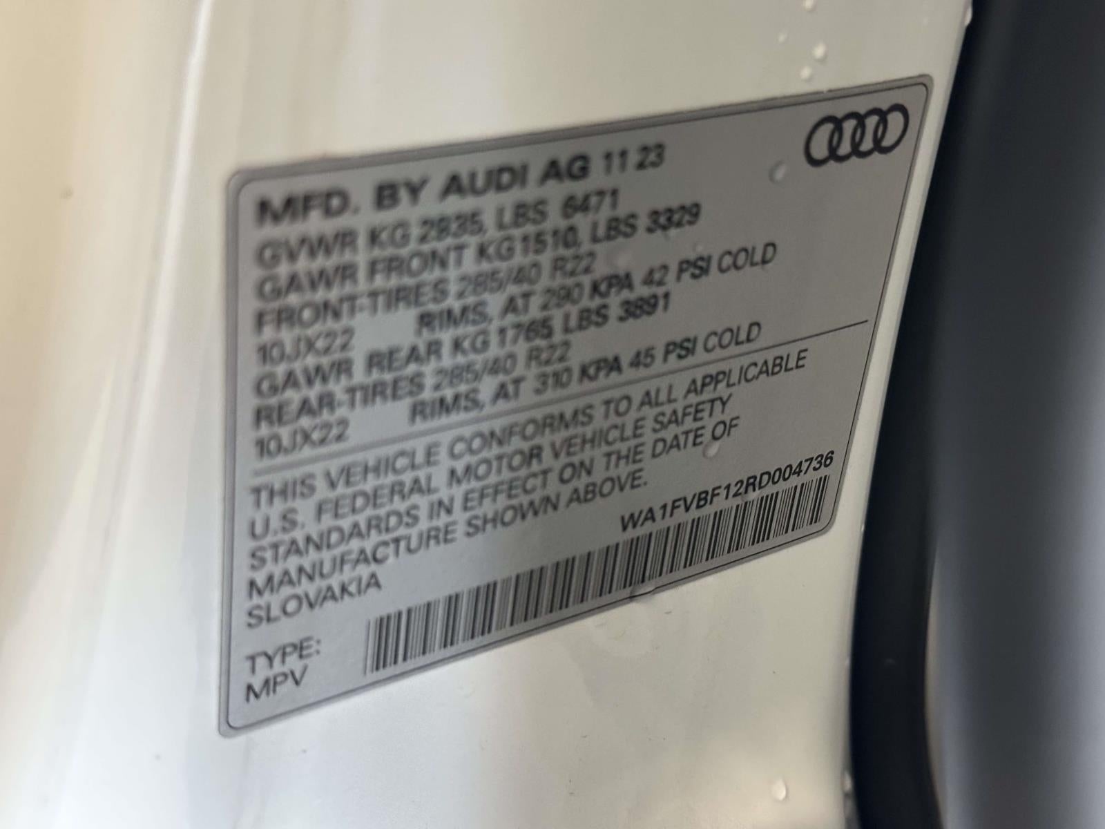 2024 Audi Q8 Prestige 55 TFSI quattro