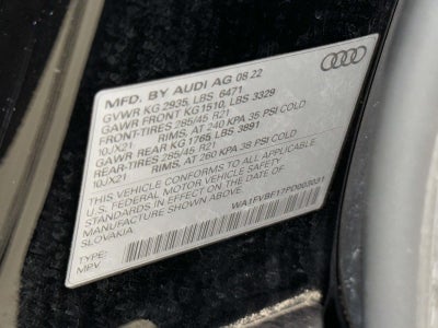 2023 Audi Q8 Prestige 55 TFSI quattro Tiptronic
