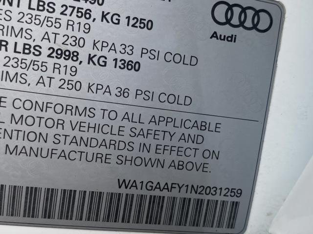 2022 Audi Q5 Premium 45 TFSI S line quattro S tronic