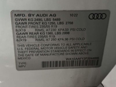 2023 Audi Q5 Premium 45 TFSI S line quattro