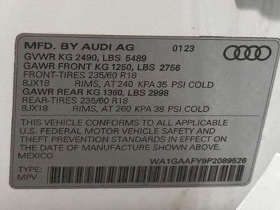 2023 Audi Q5 Premium 45 TFSI S line quattro