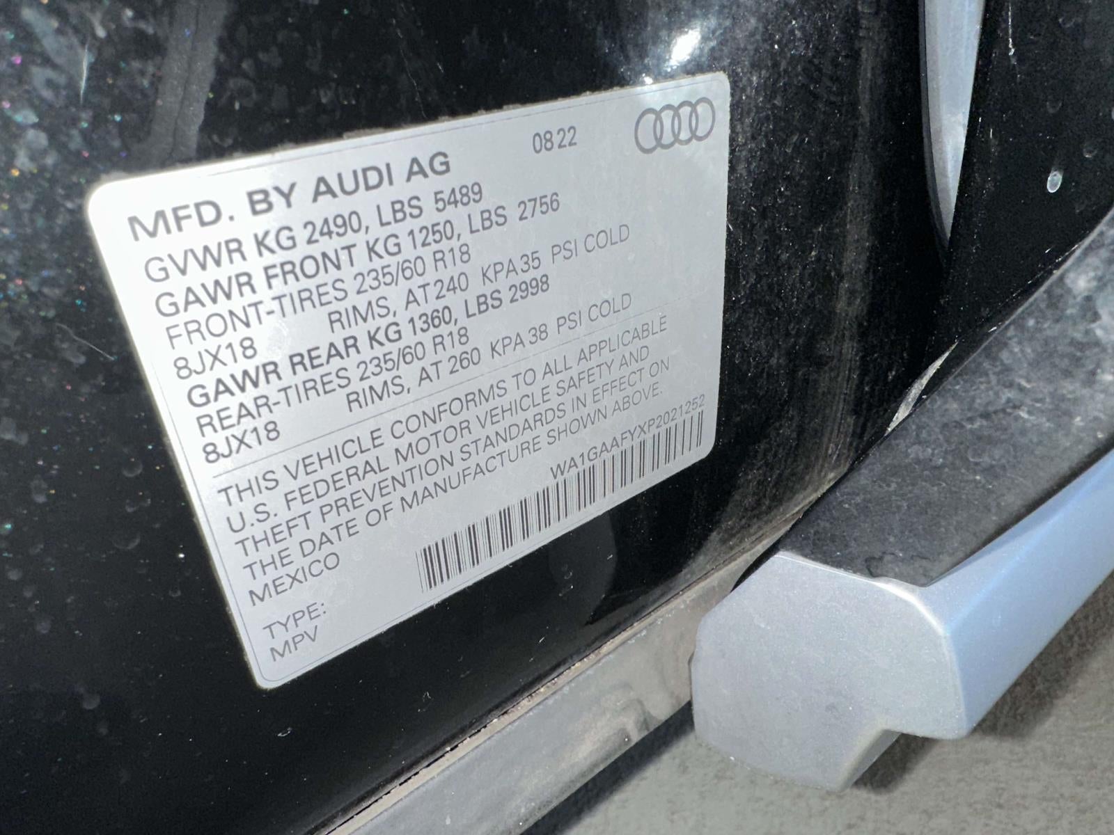 2023 Audi Q5 Premium 45 TFSI S line quattro