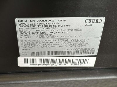 2017 Audi Q3 2.0T Premium