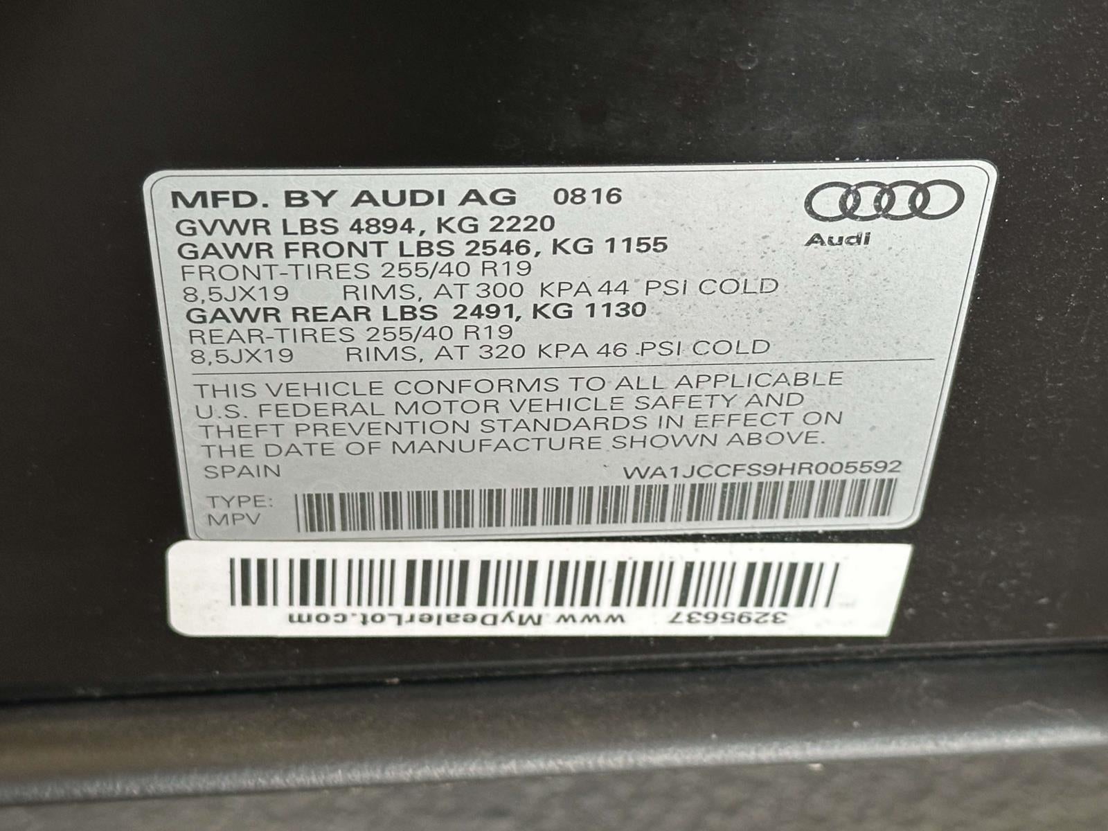 2017 Audi Q3 2.0T Premium