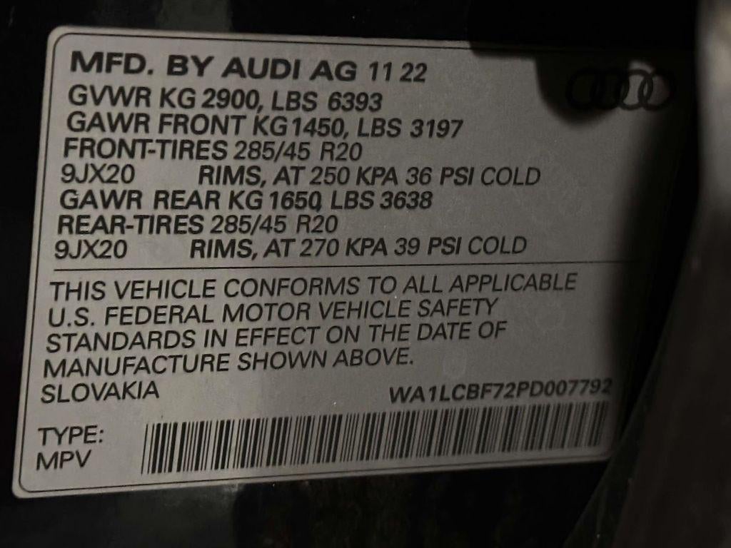 2023 Audi Q7 Premium Plus 45 TFSI quattro Tiptronic