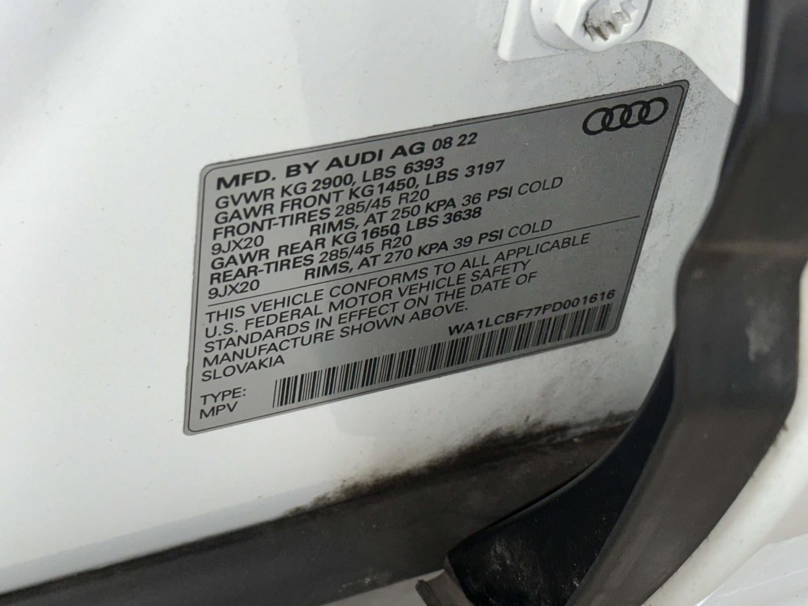 2023 Audi Q7 Premium Plus 45 TFSI quattro Tiptronic