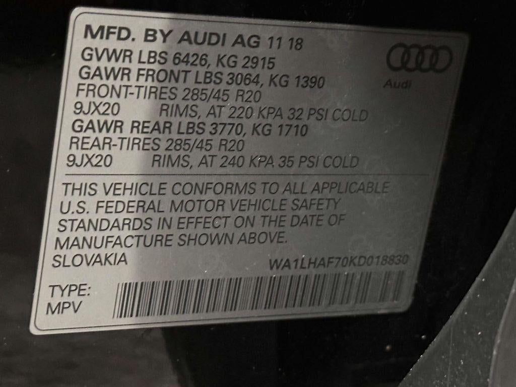 2019 Audi Q7 45 Premium