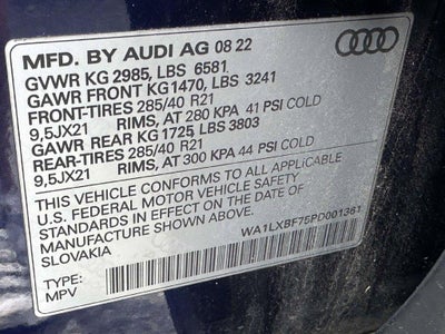 2023 Audi Q7 Premium Plus 55 TFSI quattro Tiptronic