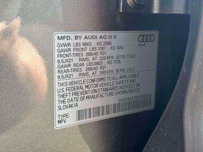 2017 Audi Q7 3.0T Premium