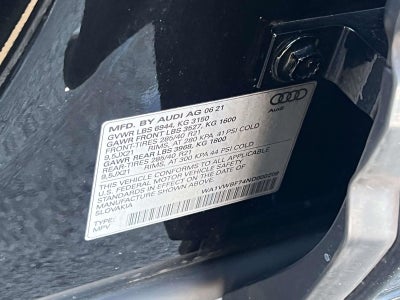 2022 Audi SQ7 Prestige TFSI quattro Tiptronic