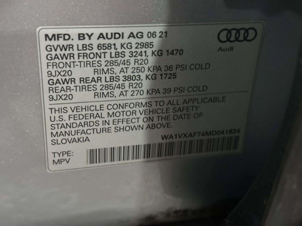 2021 Audi Q7 Prestige 55 TFSI quattro Tiptronic