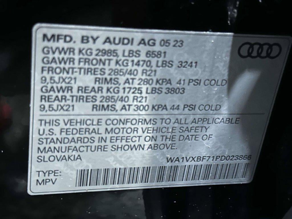 2023 Audi Q7 Prestige 55 TFSI quattro Tiptronic
