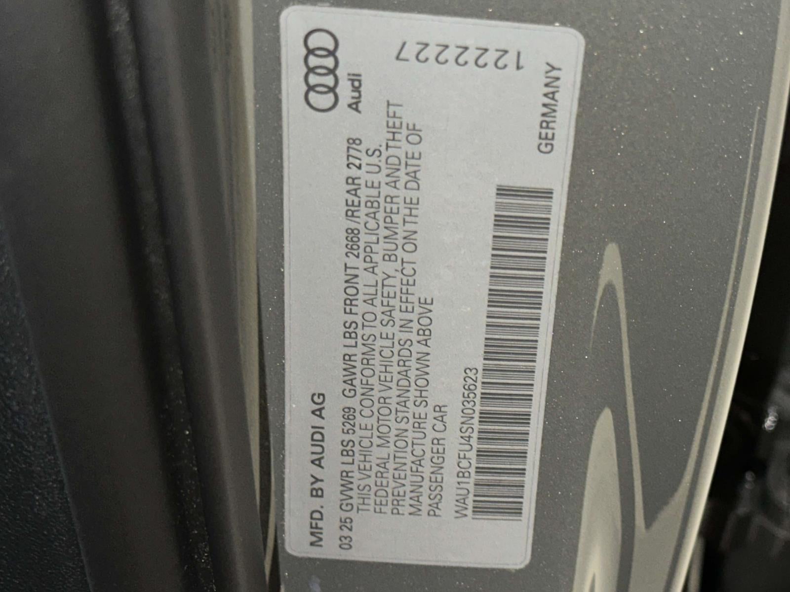 2025 Audi All-new A5 Premium TFSI quattro S tronic