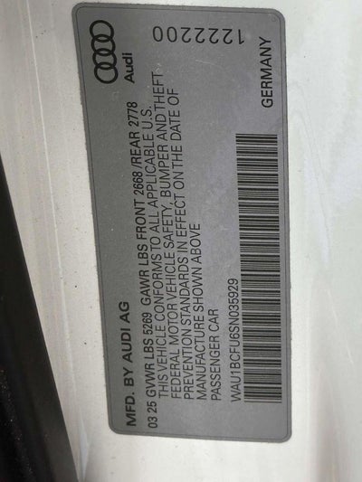 2025 Audi All-new A5 Premium TFSI quattro S tronic