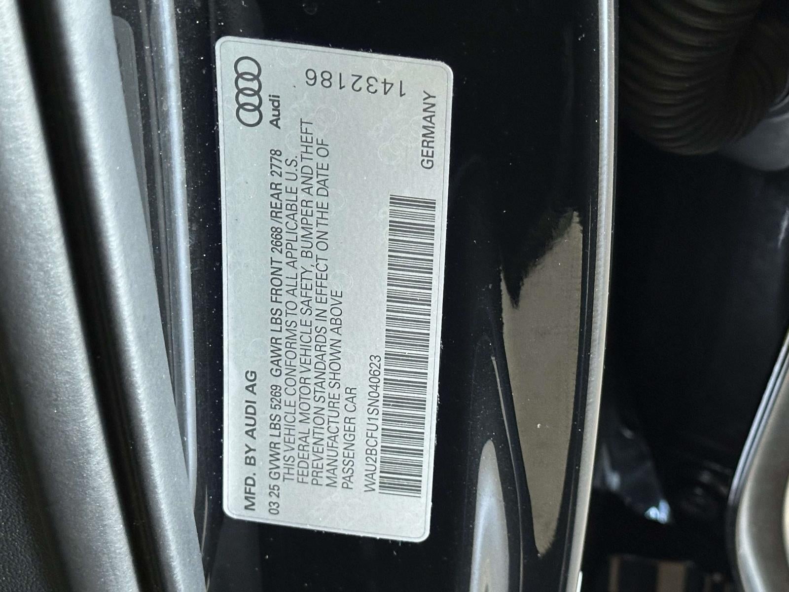 2025 Audi All-new A5 Premium Plus TFSI quattro S tronic