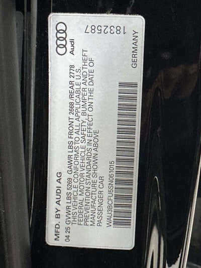 2025 Audi All-new A5 Prestige TFSI quattro S tronic