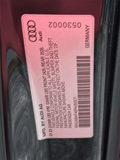 2023 Audi A4 Premium 40 TFSI quattro S tronic