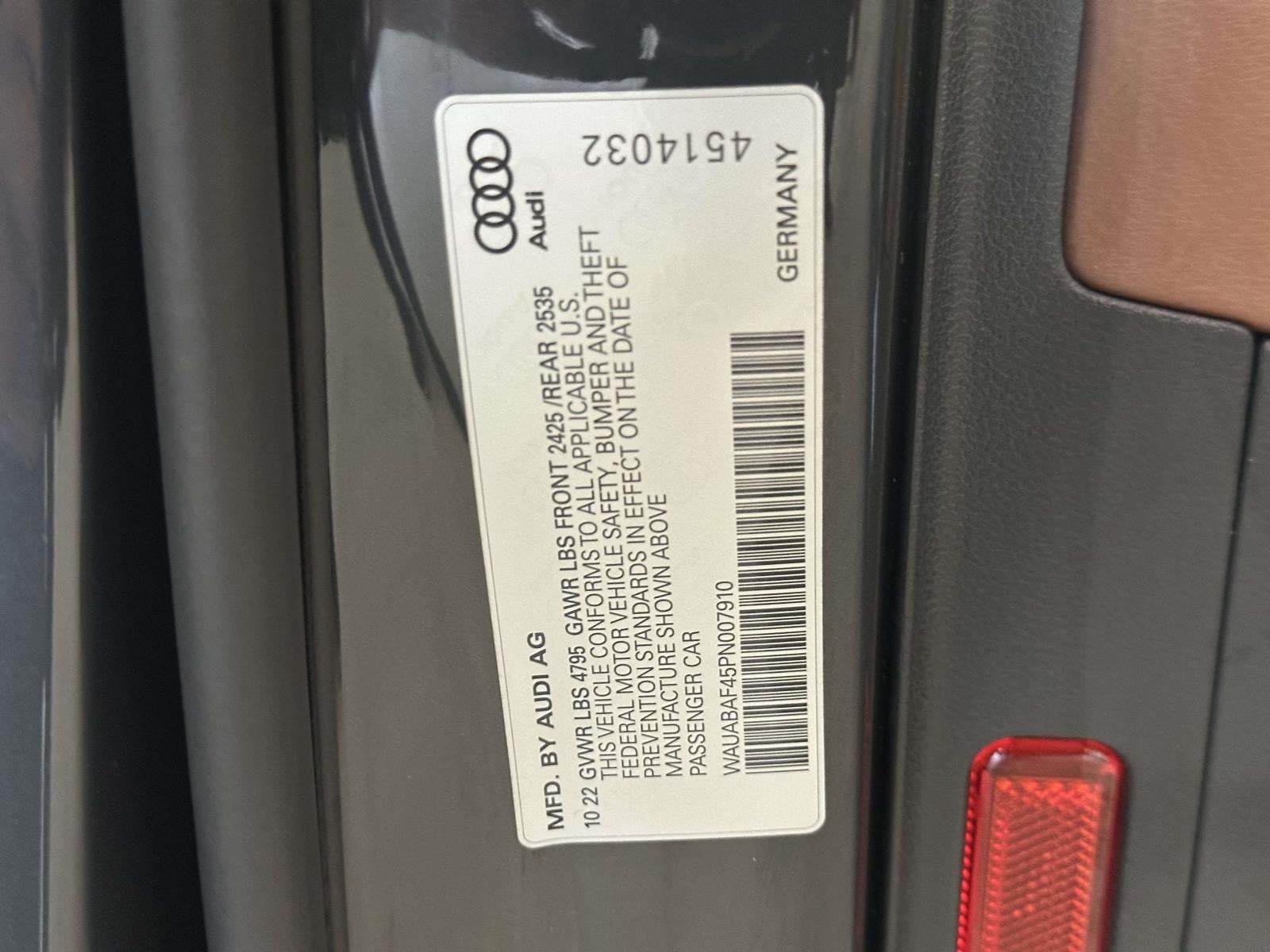 2023 Audi A4 Premium 40 TFSI quattro S tronic