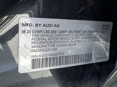 2024 Audi A3 Premium 40 TFSI Front-Wheel Drive S tronic