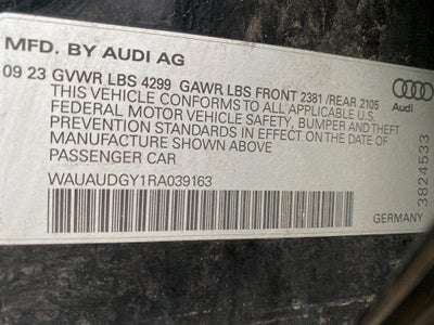 2024 Audi A3 Premium 40 TFSI Front-Wheel Drive S tronic