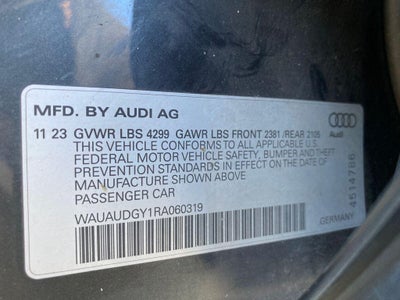 2024 Audi A3 Premium 40 TFSI Front-Wheel Drive S tronic