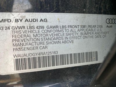 2024 Audi A3 Premium 40 TFSI Front-Wheel Drive S tronic