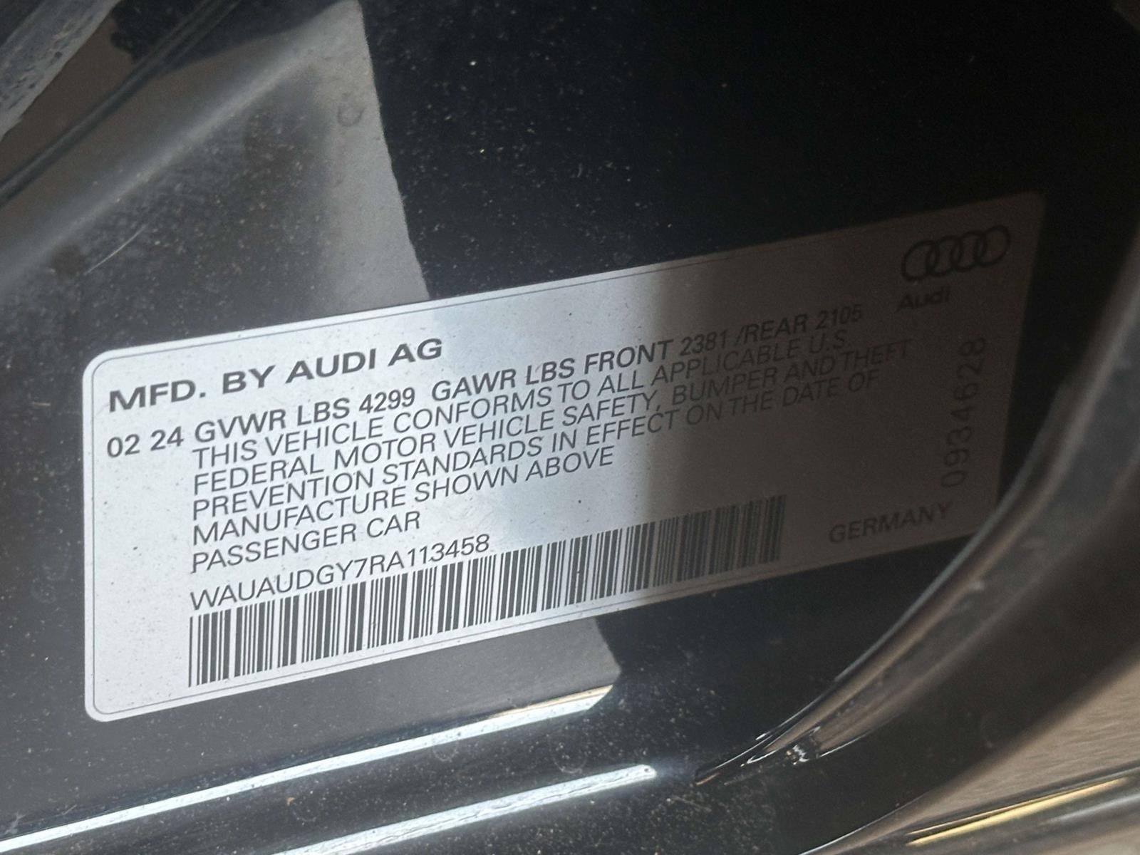 2024 Audi A3 Premium 40 TFSI Front-Wheel Drive S tronic