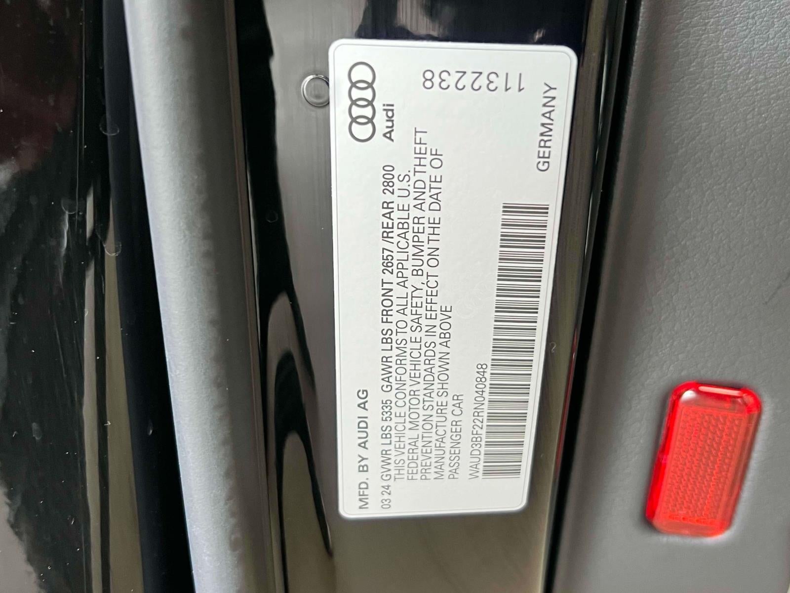 2024 Audi A6 Sedan Premium 45 TFSI quattro S tronic