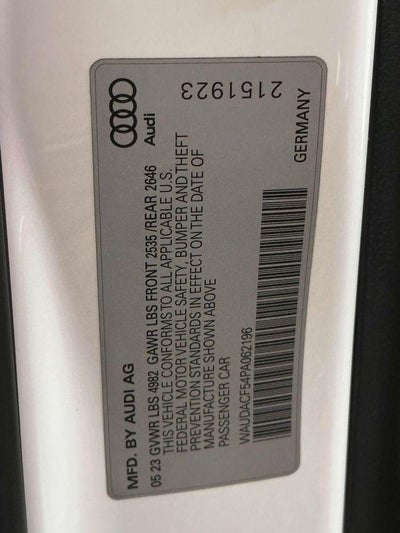 2023 Audi A5 Sportback S line Premium
