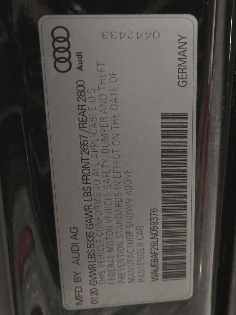 2020 Audi A6 Sedan Premium Plus 45 TFSI quattro S tronic