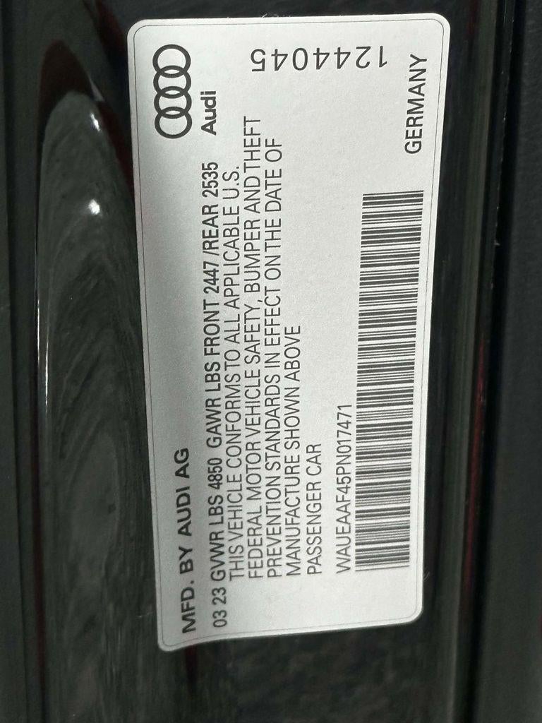 2023 Audi A4 Premium Plus 45 TFSI S line quattro S tronic