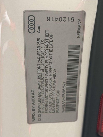 2024 Audi A4 Premium Plus 45 TFSI S line quattro S tronic