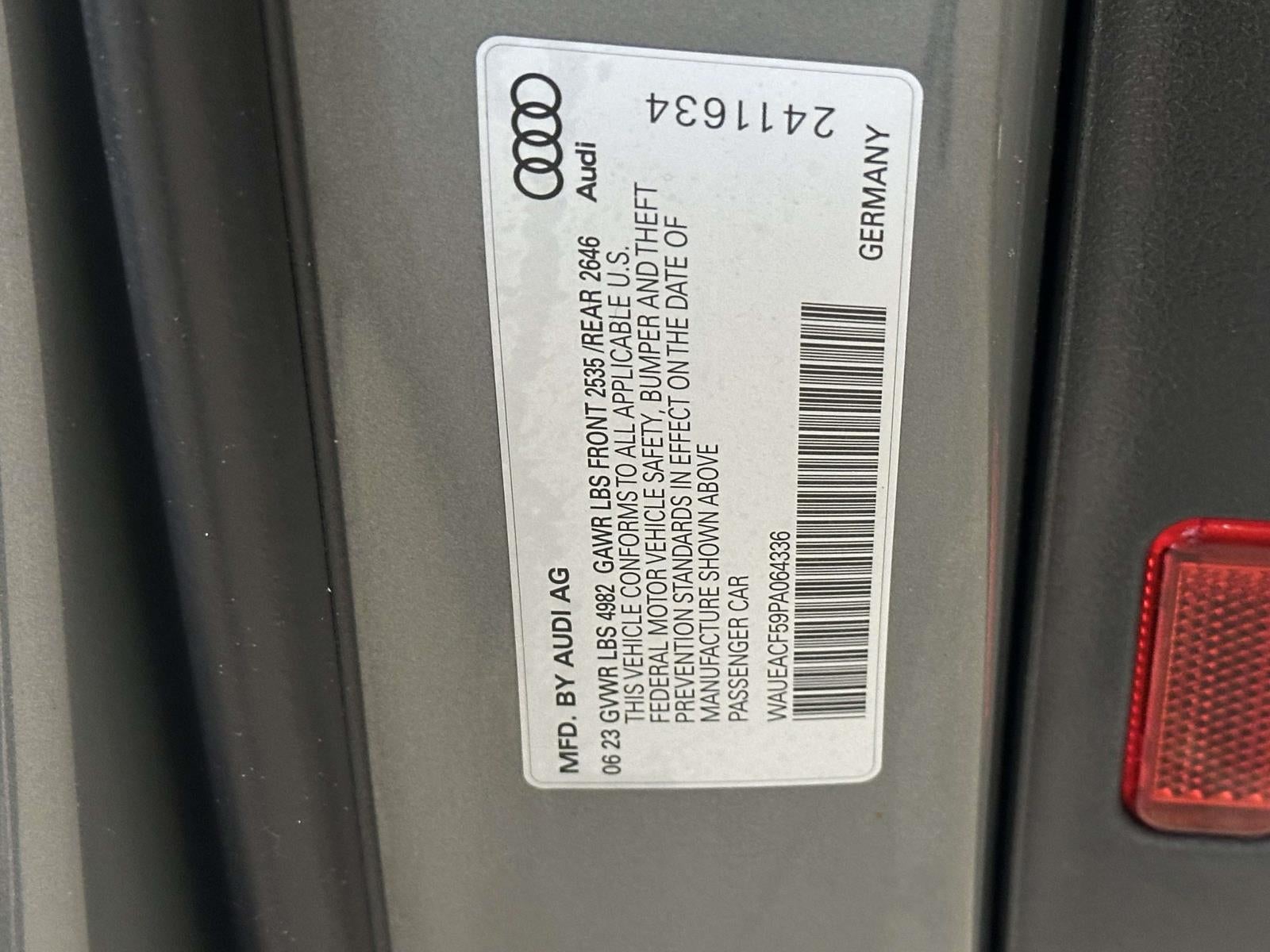 2023 Audi A5 Sportback Prestige 45 TFSI S line quattro S tronic