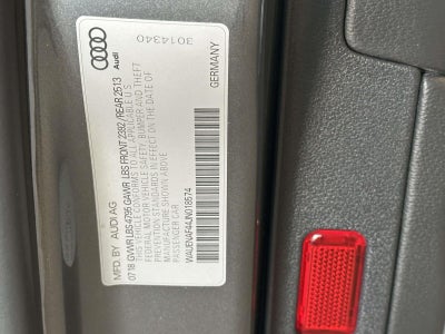 2018 Audi A4 2.0T Premium