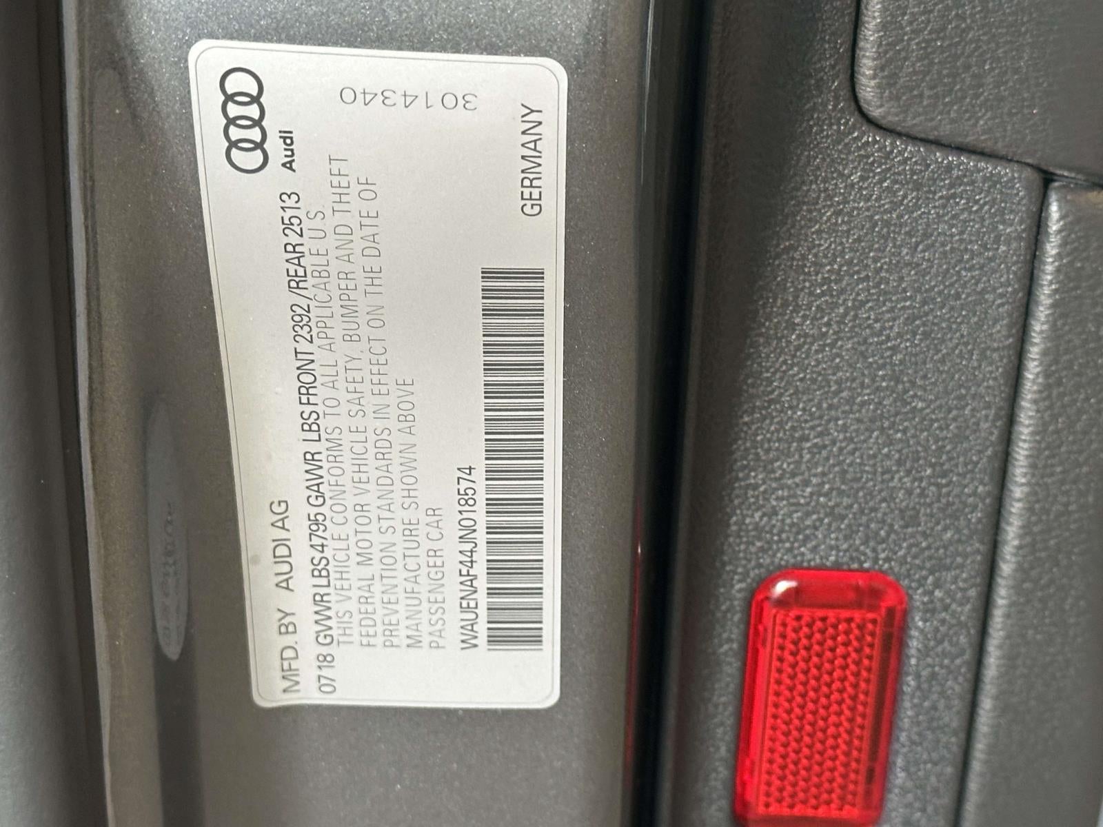 2018 Audi A4 2.0T Premium