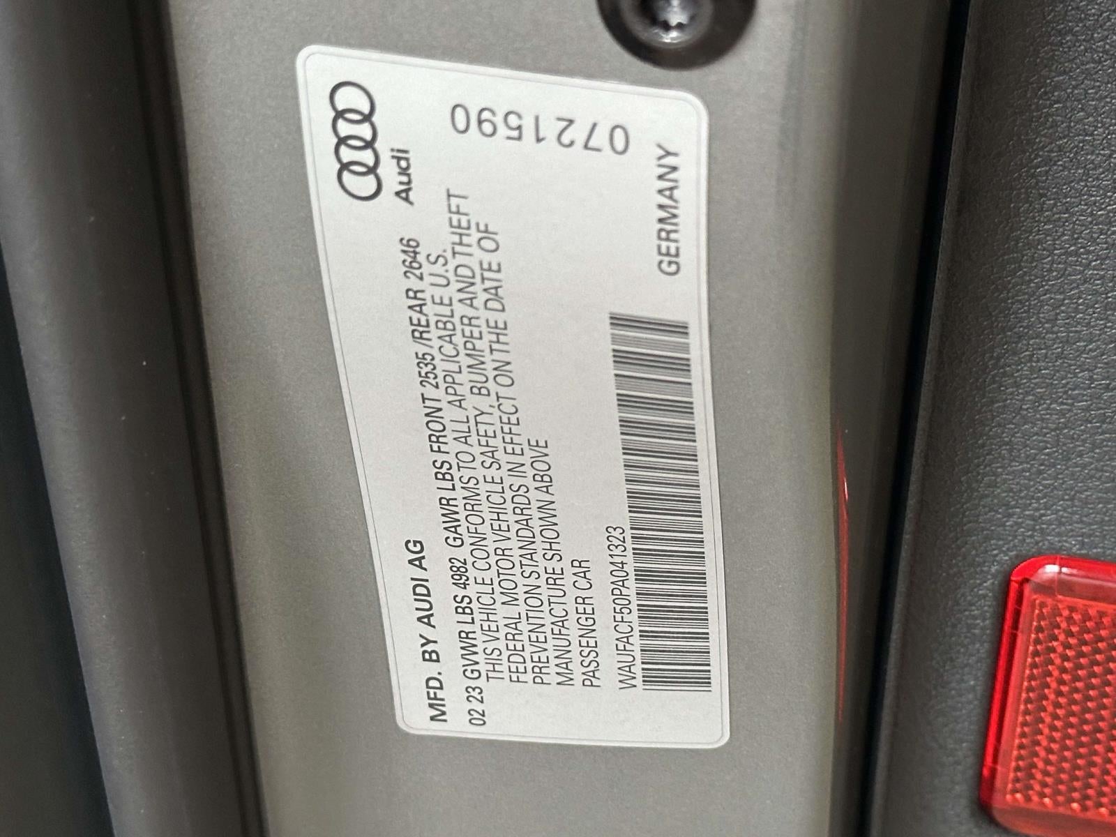 2023 Audi A5 Sportback Premium Plus 45 TFSI S line quattro S tronic